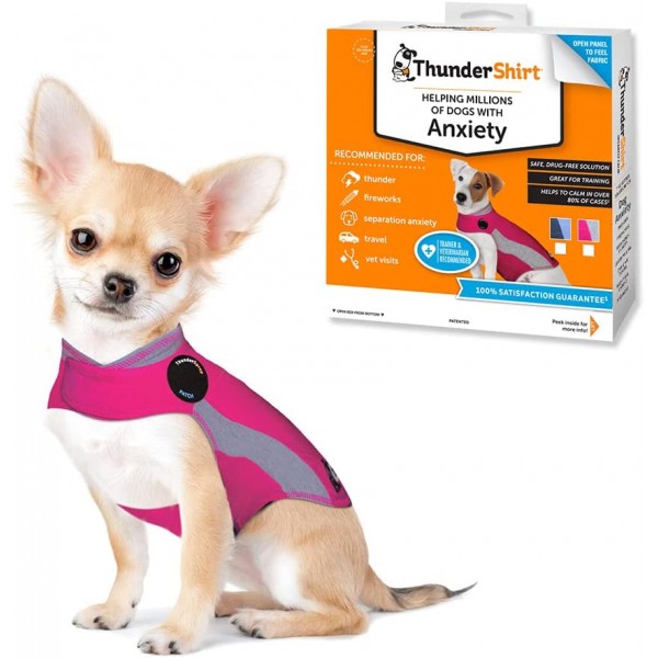 THUNDERSHIRT DOG ( PINK XXS ) 854880001400 Online Pet Shop in Dubai